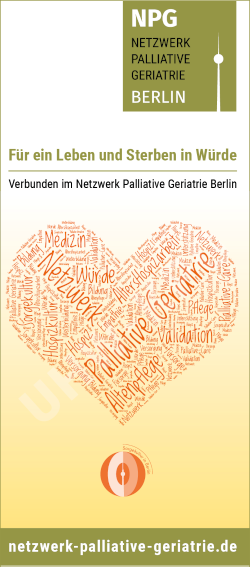 Cover Info-Flyer Netzwerk Palliative Geriatrie